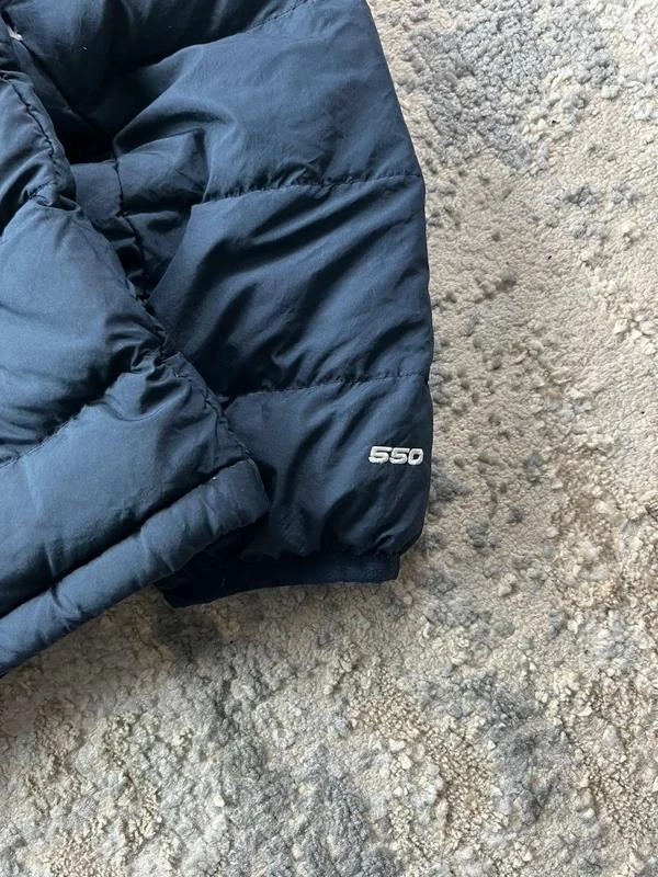 Chaqueta acolchada The North Face 550 Down para hombre, azul, talla S – photo 5